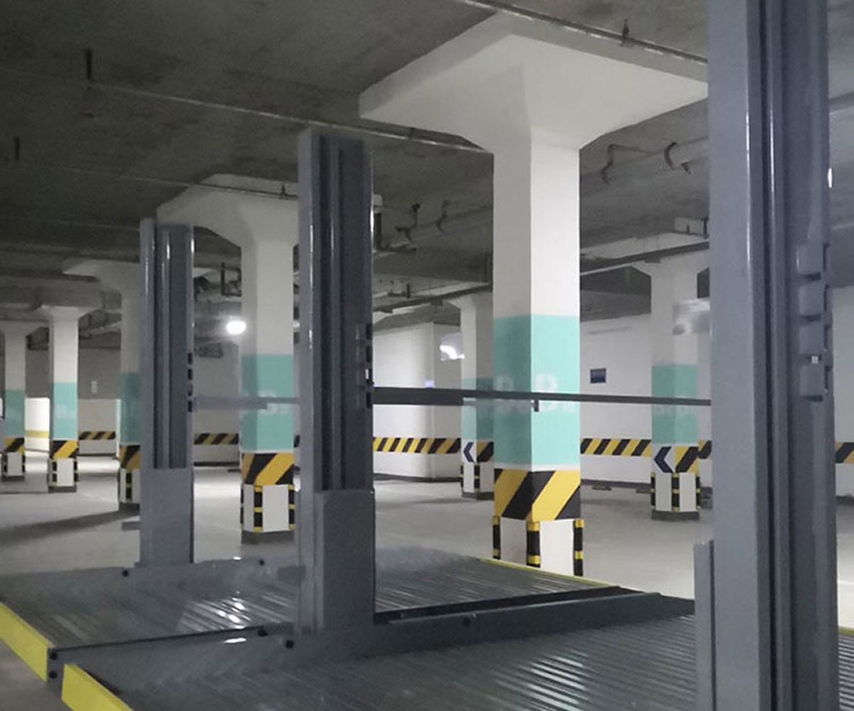 太白二層升降橫移式機(jī)械式停車設(shè)備拆除