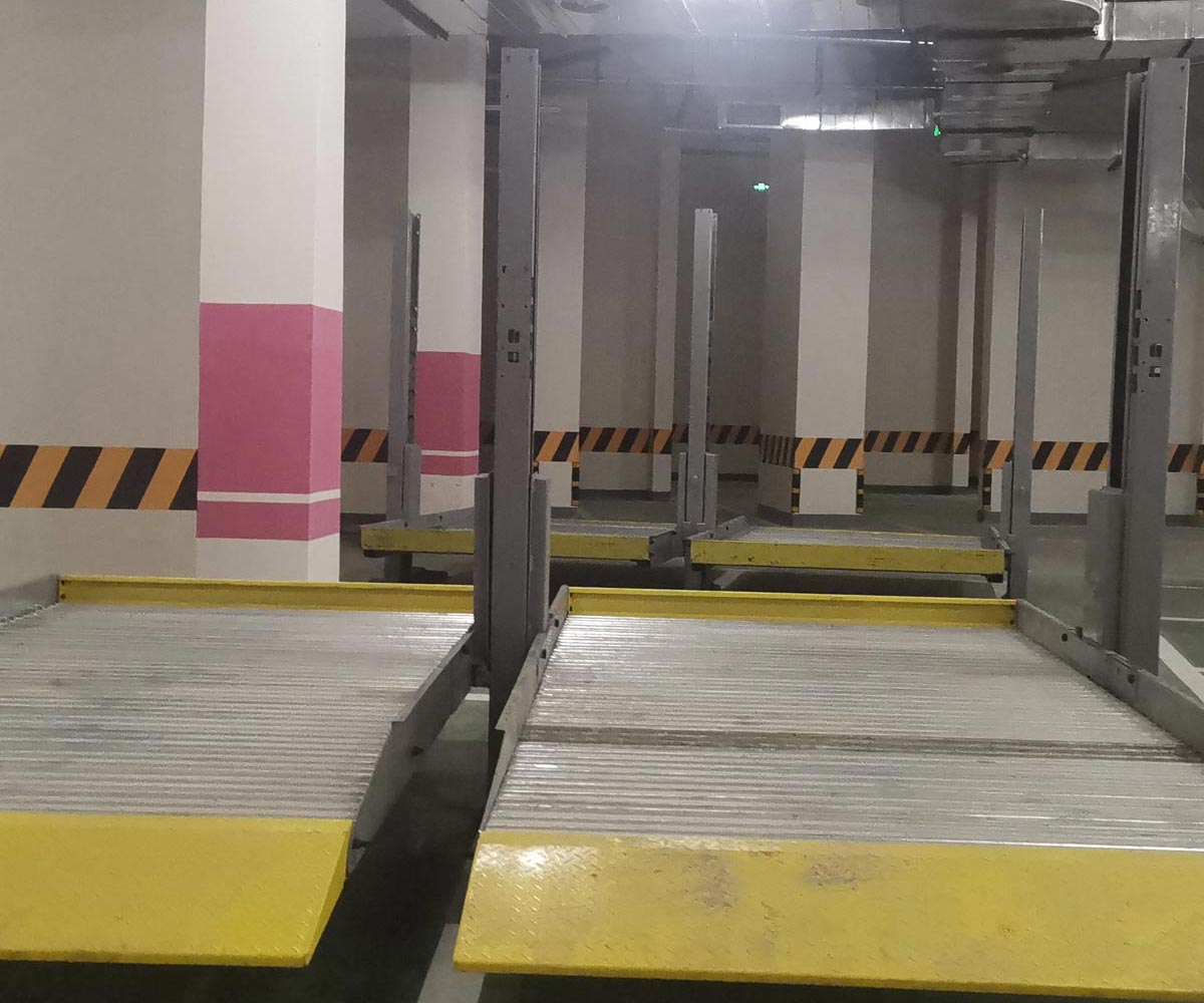 榆陽簡易升降式機械停車場過驗收
