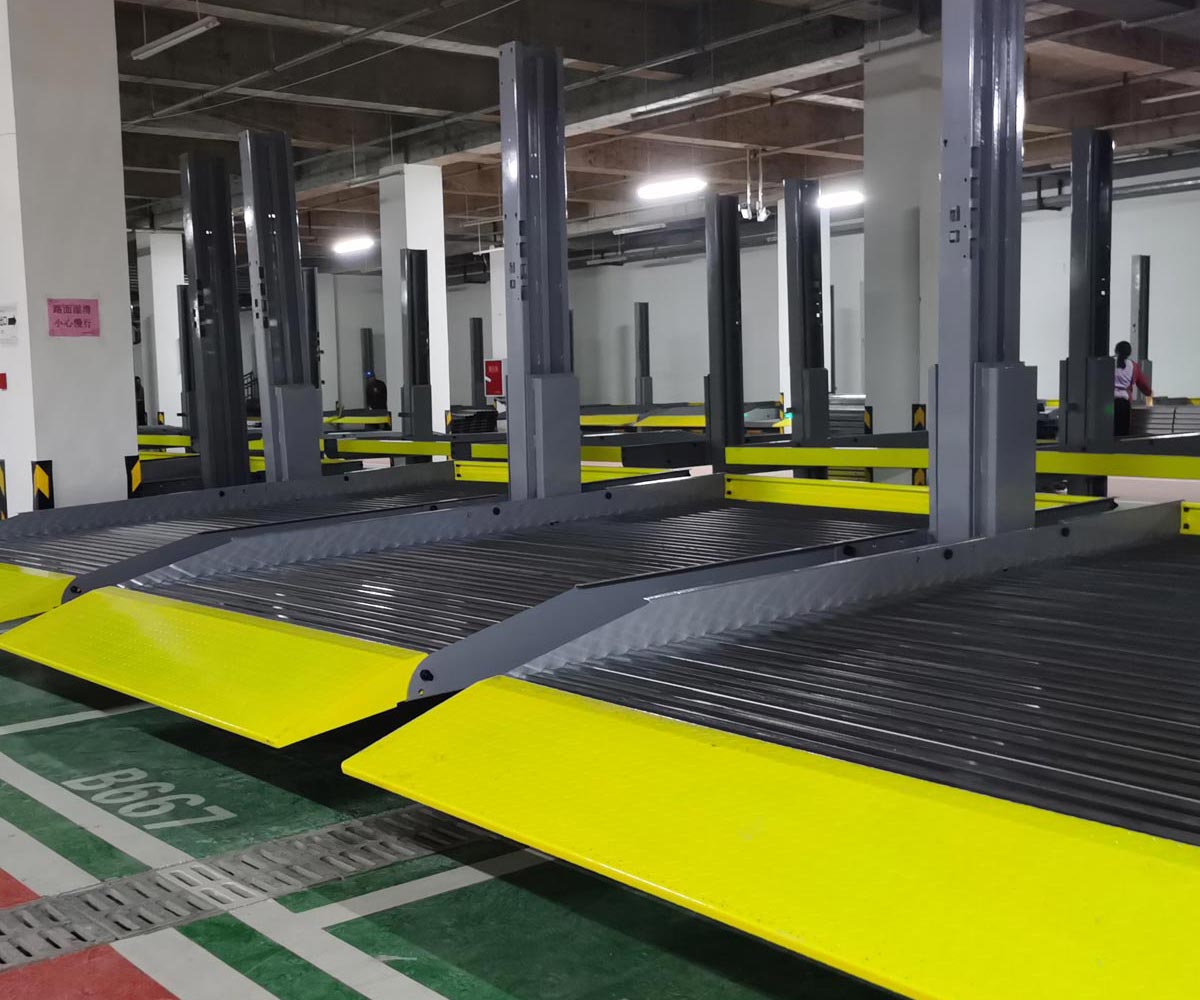 榆陽兩層升降立體車庫停車設(shè)備租用