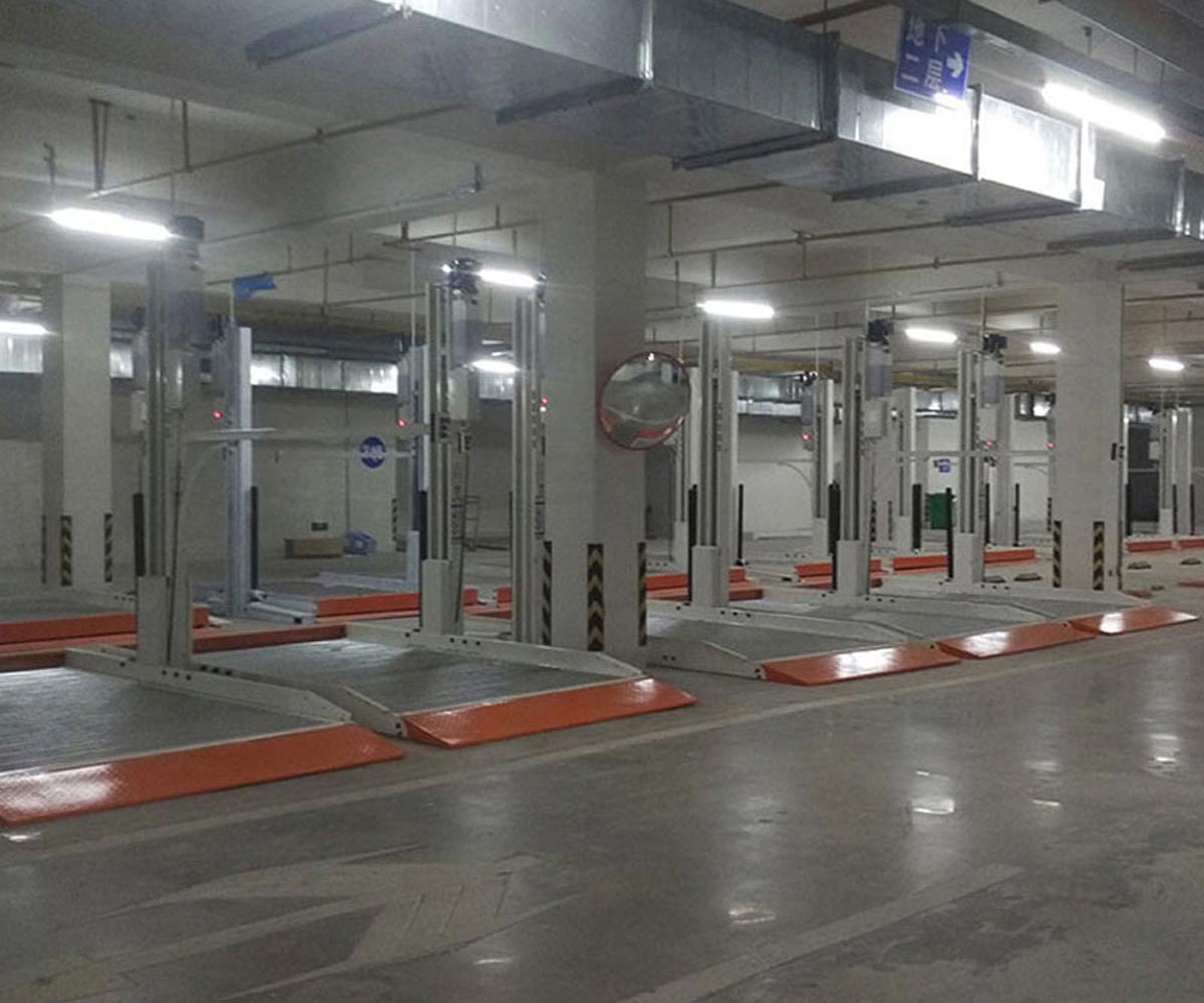 商洛兩層升降橫移機械車位回收
