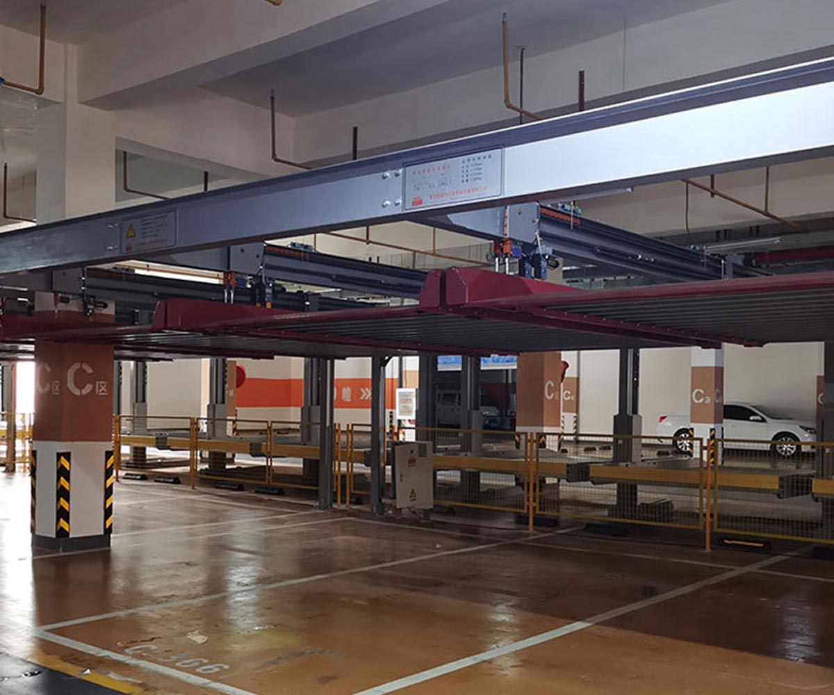 秦安2層簡易類停車庫安裝