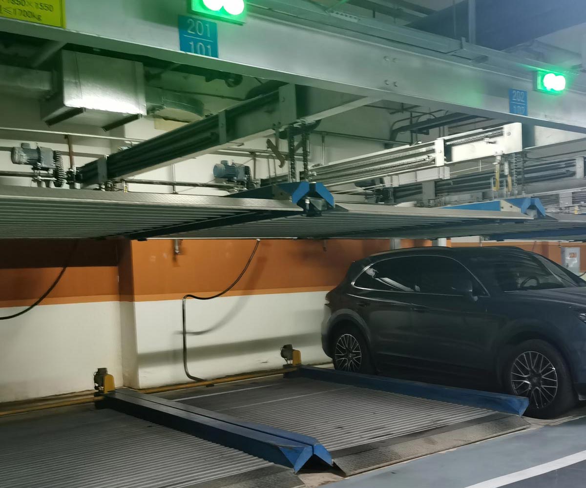 靖遠家用升降式機械停車設備安裝