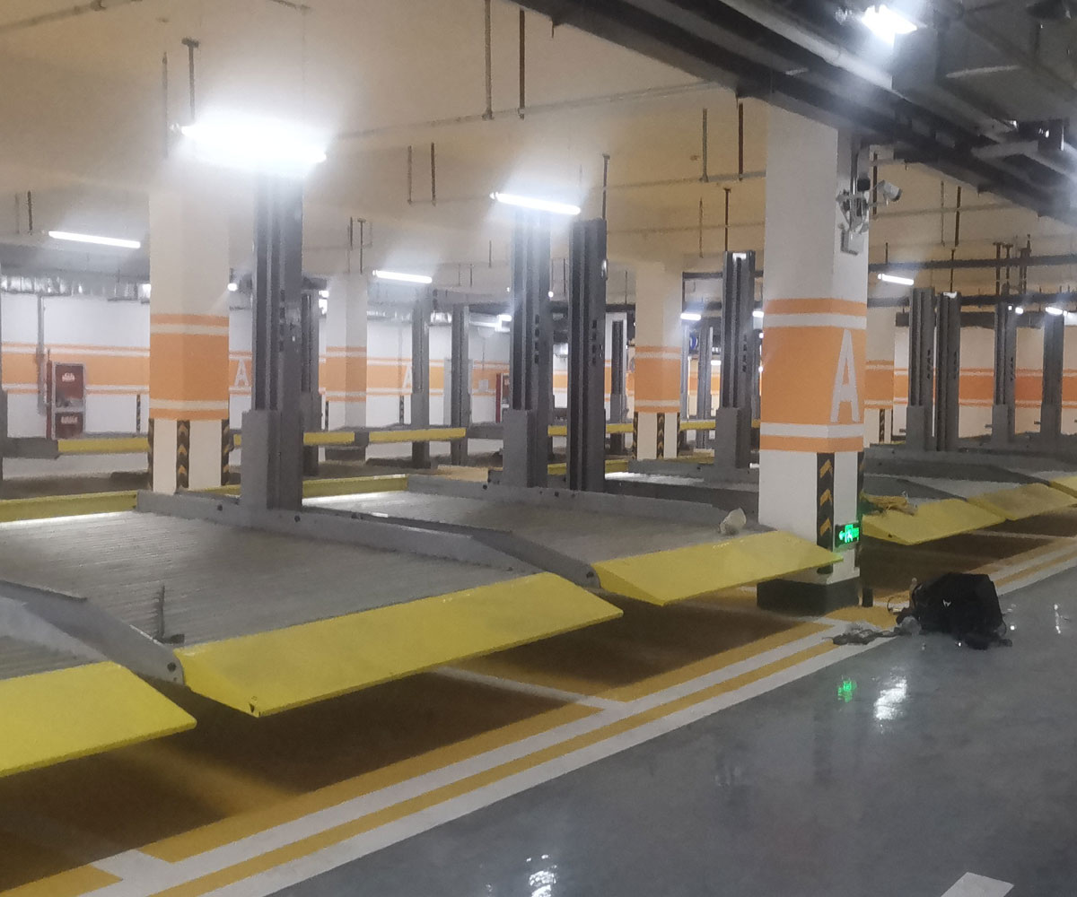 寶雞PSH五層升降橫移類停車設(shè)備（負(fù)一正四地坑式）技術(shù)參數(shù)
