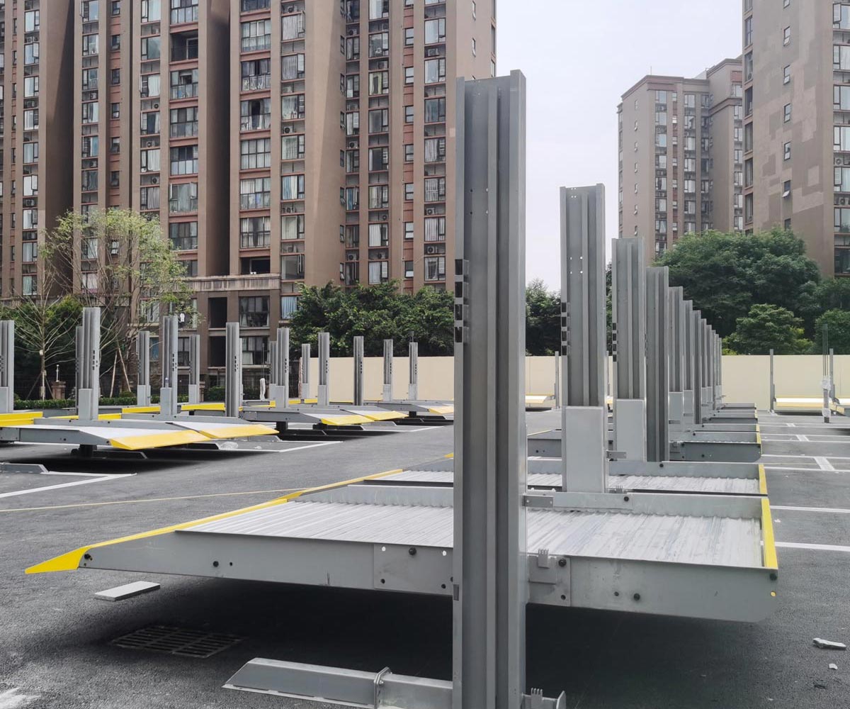 三原PSH四層升降橫移類停車設(shè)備（負二正二地坑式）技術(shù)參數(shù)