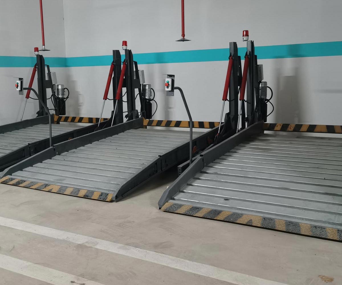 武功2層立體車庫停車設(shè)備