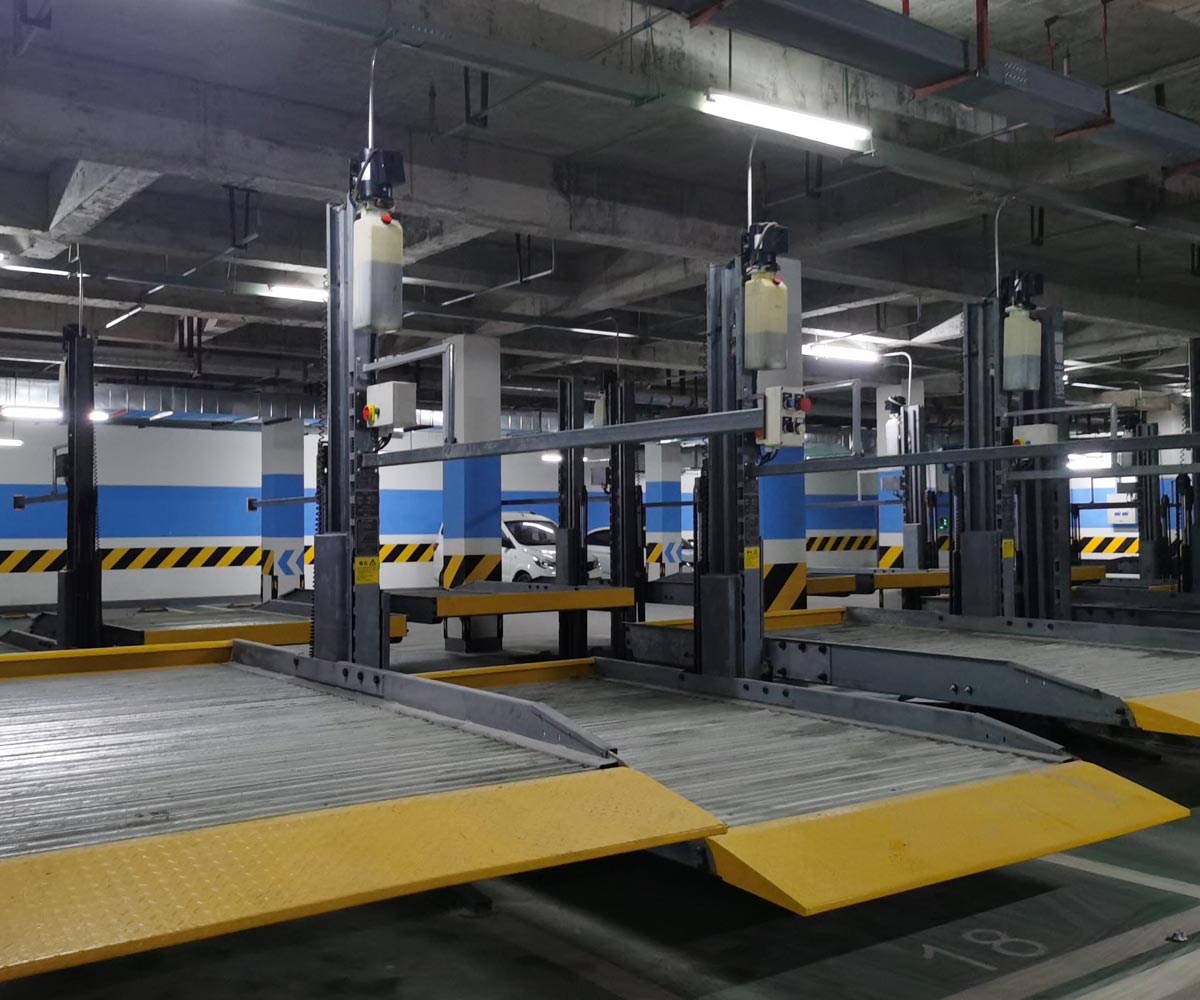 秦安兩柱簡易升降機械式停車位
