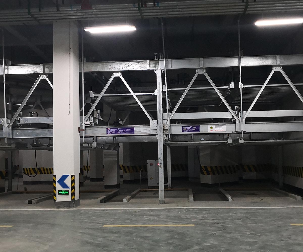 皋蘭二層升降橫移式自動(dòng)立體停車庫(kù)
